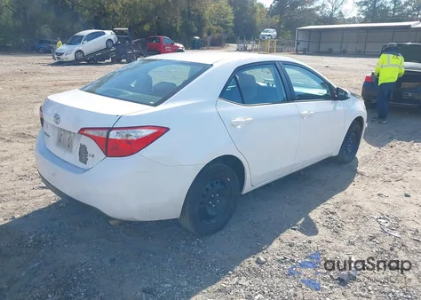 2015 Toyota Corolla Le z USA, uszkodzony, nr VIN 2T1BURHE0FC372499